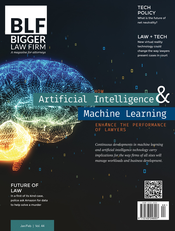 Bigger Law Firm Magazine: The Artificial Intelligence Issue