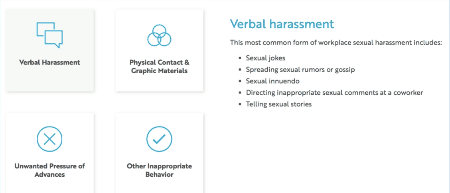 San Francisco Sexual Harassment Attorneys explain workplace harassment with an interactive guide.