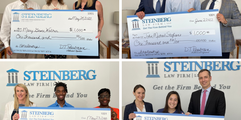 The Steinberg Law Firm Awards Six Students with Scholarships for College